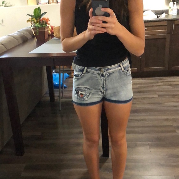 DISNEY Mickey Mouse Jean Shorts - Picture 4 of 9